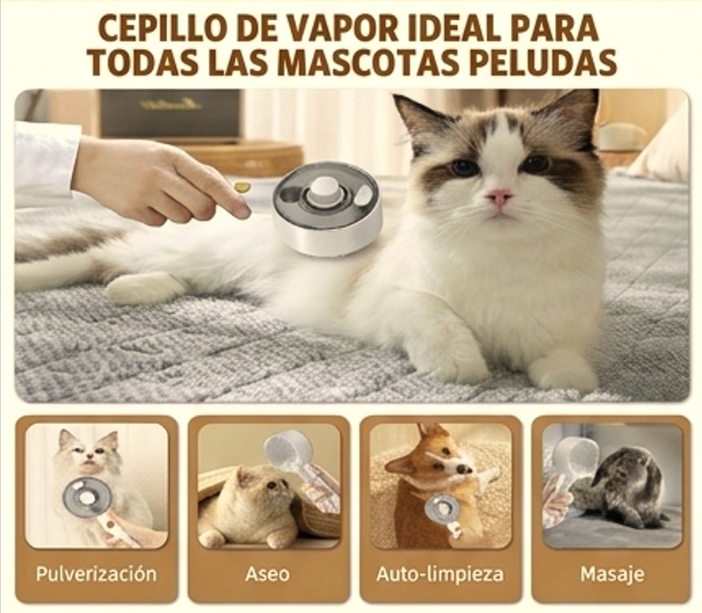Cepillo de Vapor 3 en 1 Korvami™