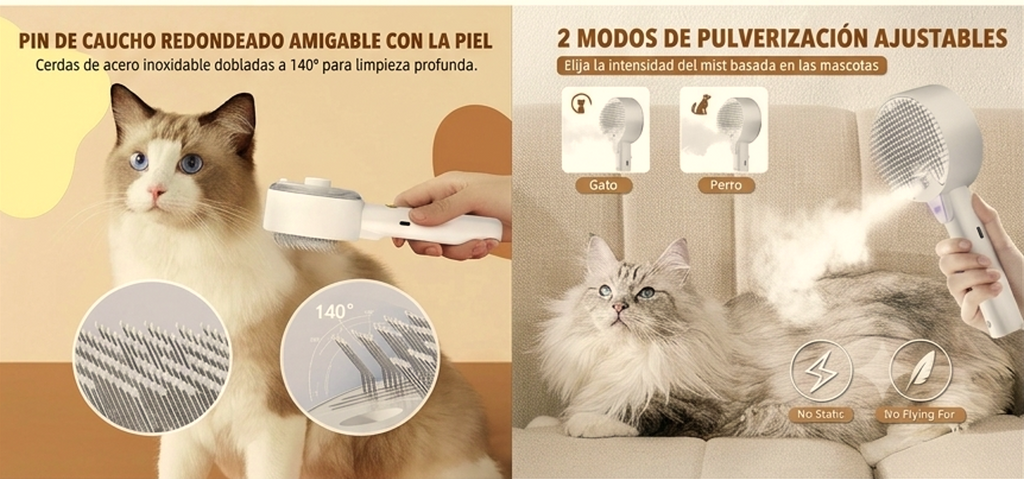 Cepillo de Vapor 3 en 1 Korvami™